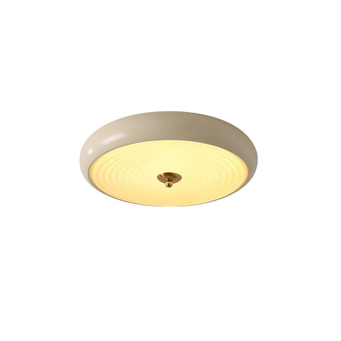 Ripple Cream Ceiling Lamp-DWHOME