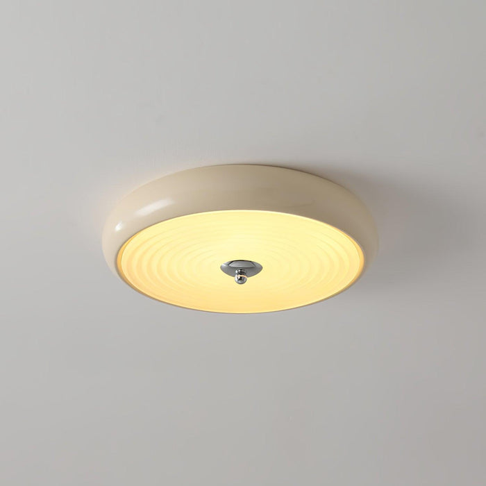 Ripple Cream Ceiling Lamp-DWHOME