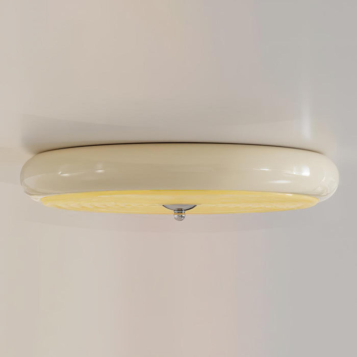Ripple Cream Ceiling Lamp-DWHOME