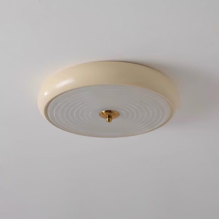Ripple Cream Ceiling Lamp-DWHOME