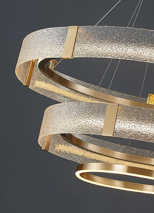Ripple Glass Chandelier-DWHOME
