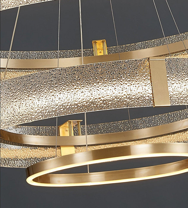 Ripple Glass Chandelier-DWHOME