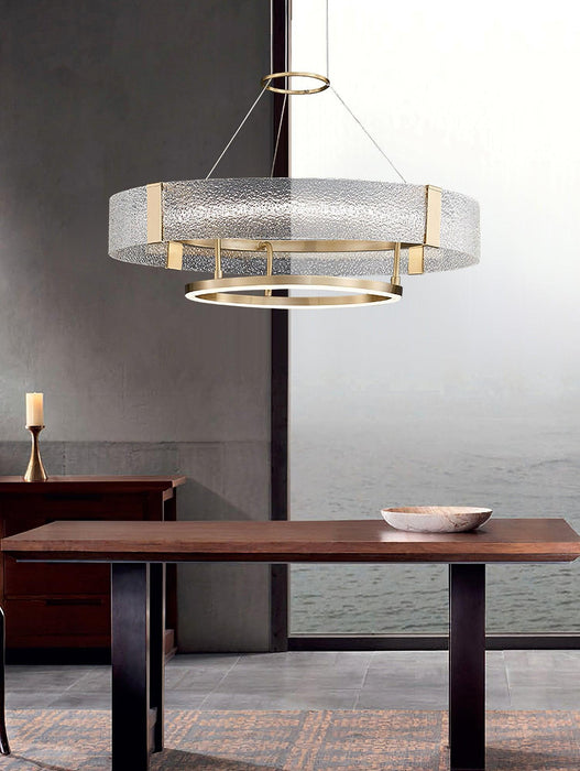 Ripple Glass Chandelier-DWHOME