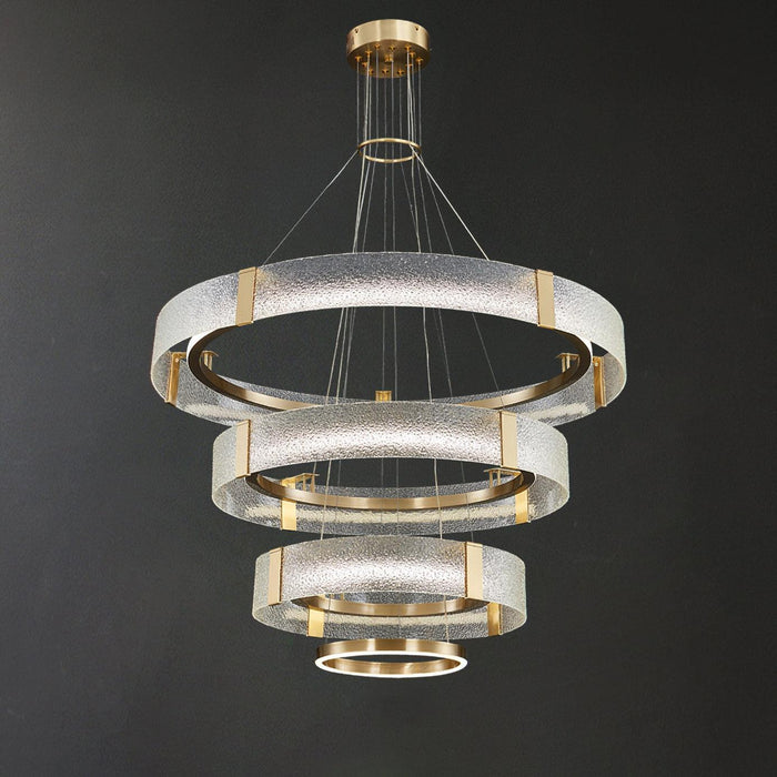 Ripple Glass Chandelier-DWHOME