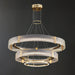 Ripple Glass Chandelier-DWHOME