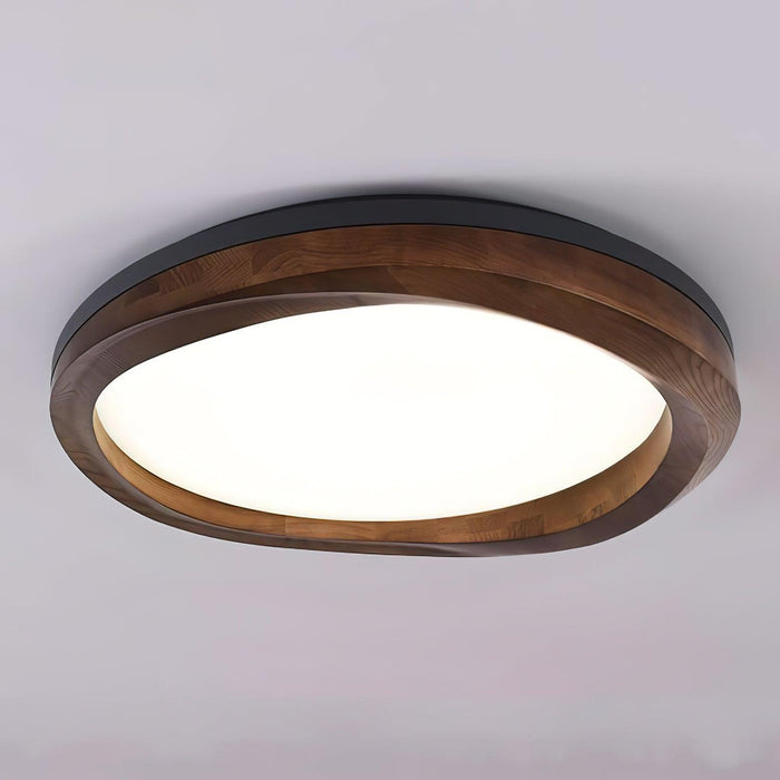 Ripple Wood Ceiling Light-DWHOME