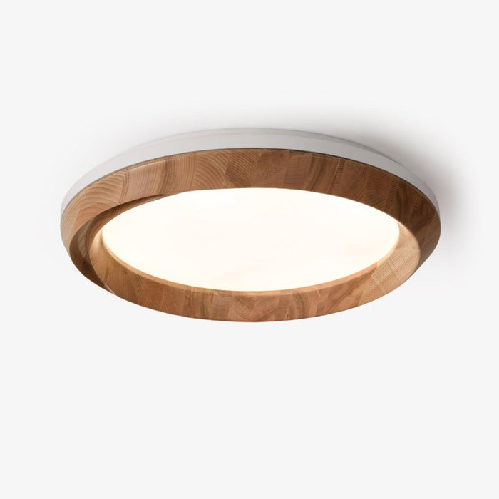 Ripple Wood Ceiling Light-DWHOME
