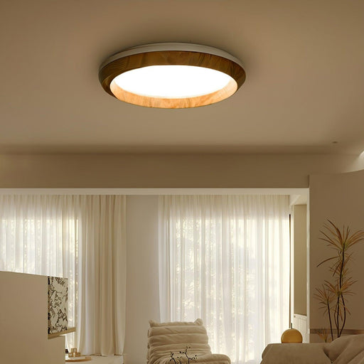 Ripple Wood Ceiling Light-DWHOME