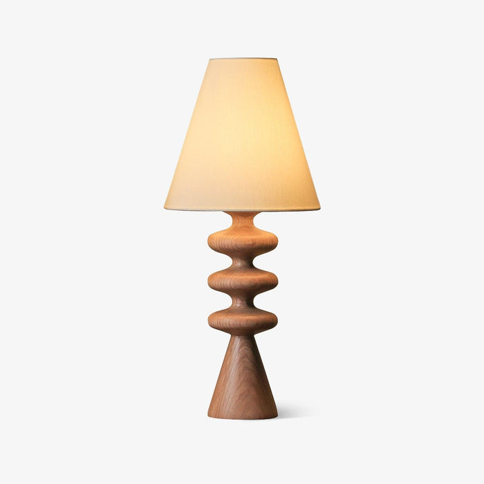 Ripple Wood Table Lamp - DWHOME