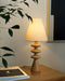 Ripple Wood Table Lamp - DWHOME