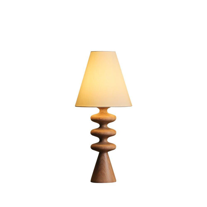 Ripple Wood Table Lamp - DWHOME