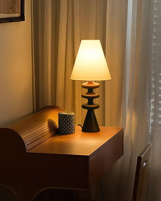 Ripple Wood Table Lamp - DWHOME