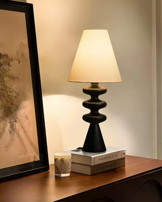 Ripple Wood Table Lamp - DWHOME