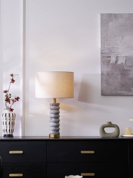 Rivara Stone Table Lamp-DWHOME