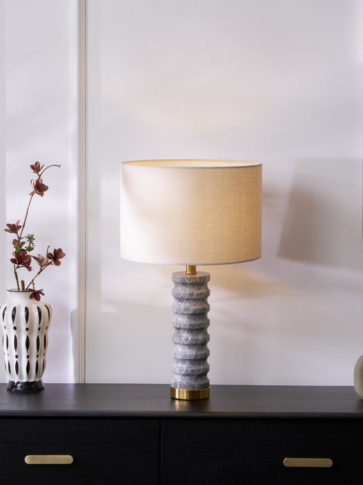 Rivara Stone Table Lamp-DWHOME