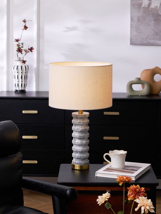 Rivara Stone Table Lamp-DWHOME