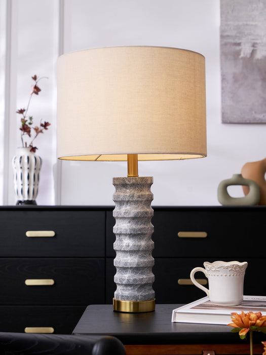 Rivara Stone Table Lamp-DWHOME