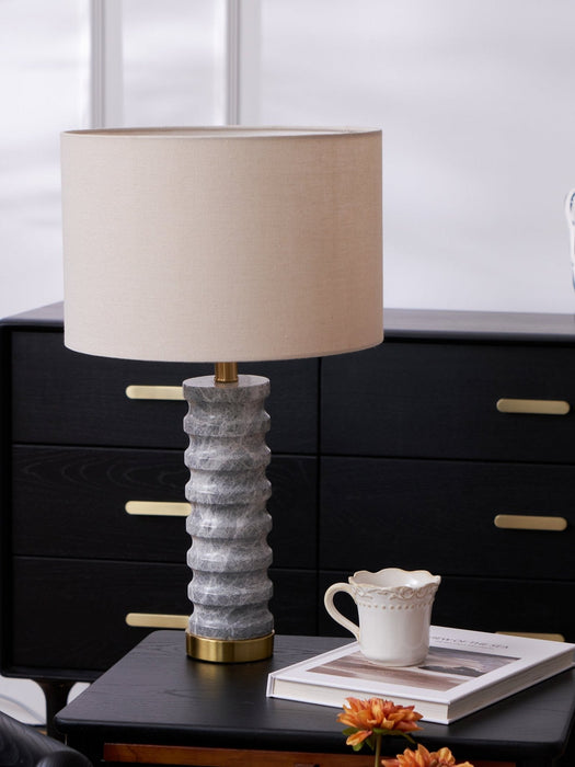 Rivara Stone Table Lamp-DWHOME