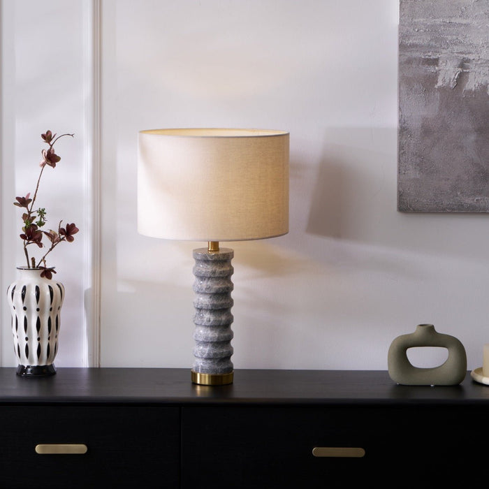 Rivara Stone Table Lamp-DWHOME