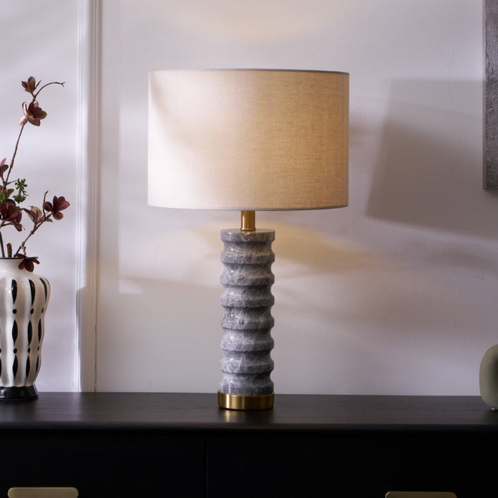 Rivara Stone Table Lamp-DWHOME