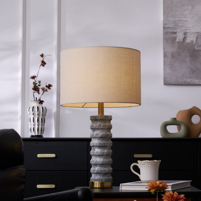 Rivara Stone Table Lamp-DWHOME