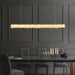 Patton Modern Rock Crystal Linear Chandelier,Island Chandelier-DWHOME