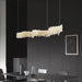 Patton Modern Rock Crystal Linear Chandelier,Island Chandelier-DWHOME
