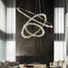 Cervine Modern Rock Crystal Ring Round Chandelier Cluster-DWHOME