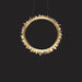 Cervine Modern Rock Crystal Ring Round Chandelier Cluster-DWHOME