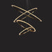 Cervine Modern Rock Crystal Ring Round Chandelier Cluster-DWHOME