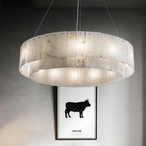 Rock Alabaster Chandelier-DWHOME