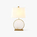 Roma White Marble Table Lamp-DWHOME