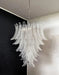 Rosalind Murano Clear Glass Chandelier-DWHOME