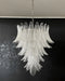 Rosalind Murano Clear Glass Chandelier-DWHOME