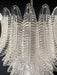 Rosalind Murano Clear Glass Chandelier-DWHOME