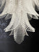Rosalind Murano Clear Glass Chandelier-DWHOME