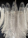 Rosalind Murano Clear Glass Chandelier-DWHOME