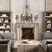 Rose Wooden Large Rustic Chandelier - DWHOME