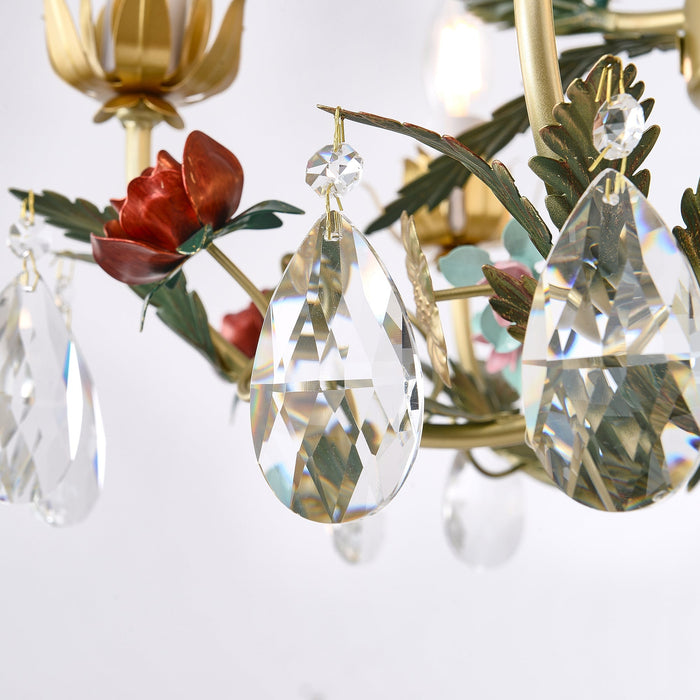 Rose Flowers Chandelier-DWHOME