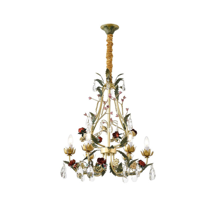 Rose Flowers Chandelier-DWHOME