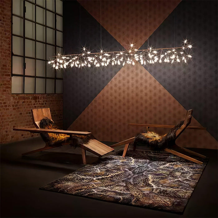 Rose Gold Firefly LED Chandelier-DWHOME