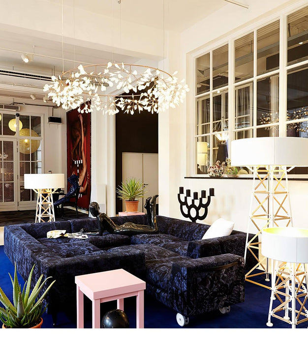 Rose Gold Firefly LED Chandelier-DWHOME