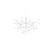 Rose Gold Firefly LED Chandelier-DWHOME