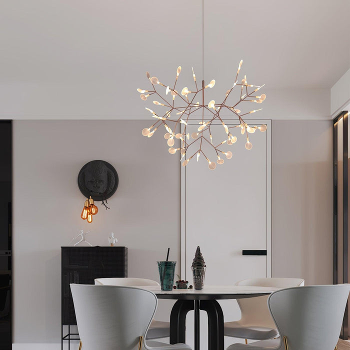 Rose Gold Firefly LED Chandelier-DWHOME