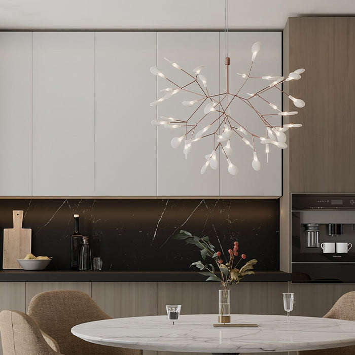 Rose Gold Firefly LED Chandelier-DWHOME
