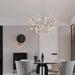 Rose Gold Firefly LED Chandelier-DWHOME