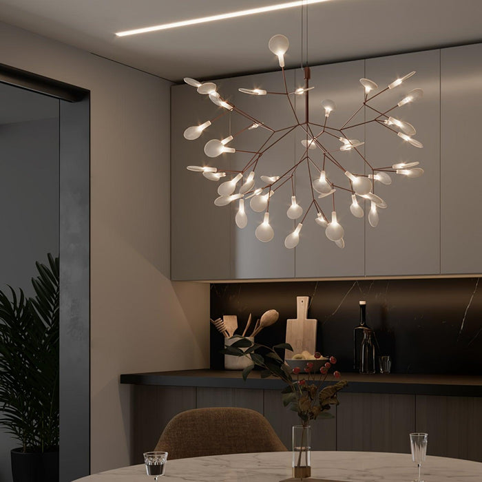 Rose Gold Firefly LED Chandelier-DWHOME
