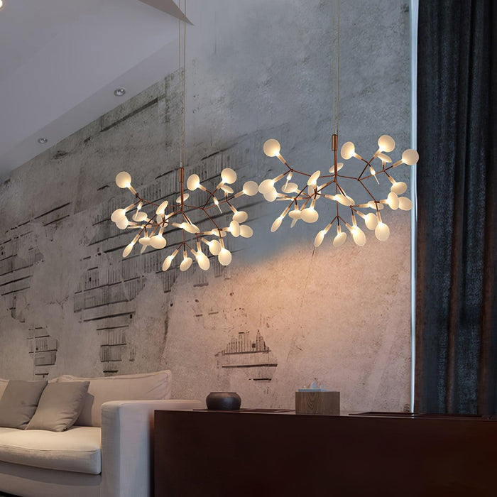Rose Gold Firefly LED Chandelier-DWHOME
