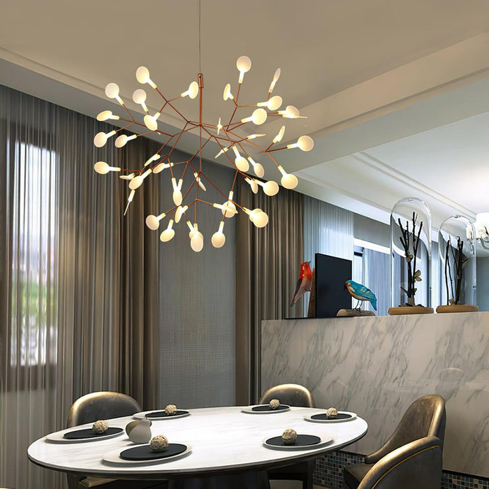 Rose Gold Firefly LED Chandelier-DWHOME