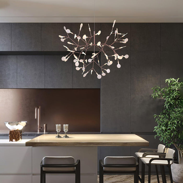 Rose Gold Firefly LED Chandelier-DWHOME